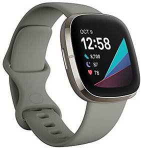 Fitbit Sense Silber Android Smartwatch