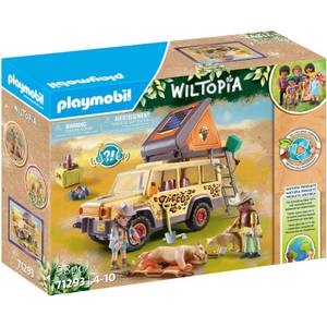 Playmobil 71293 Wiltopia Mit dem Geländewagen bei den Löwen, Konstruktionsspielzeug 