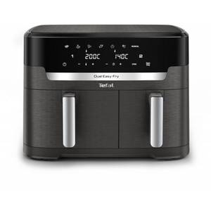 Tefal Heißluftfritteuse  EY942H Dual Easy Fry XXL Heißluft-Fritteuse grau.