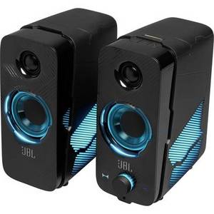 Jbl Harman QUANTUM DUO 2.0 PC-Lautsprecher Bluetooth®, Kabelgebunden 20 W Schwarz 