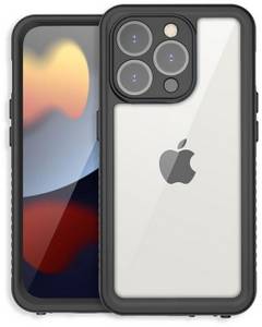 Wigento Handyhülle Für Apple iPhone 15 Pro 360 Grad Full Body Wasserdichte Handy Tasche Handy-Case