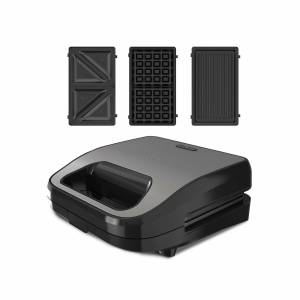 Black & Decker Kontaktgrill Sandwichmaker Black Decker BXSA754E 750 W Schwarz, 750 W 