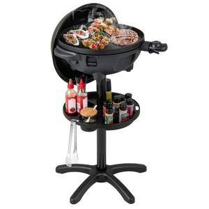 Costway Elektro-Standgrill, 1200 W, 2-in-1 Ganzen/separat, XXL Tischgrill 