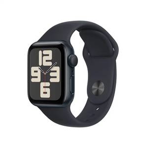 Apple Watch SE 2022 GPS 40mm Mitternacht Sportarmband Mitternacht S/M iOS Smartwatch