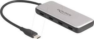 Delock 64261 - USB 3.1 Hub, 4 Port, USB-C zu 4x USB-C, 85 W 