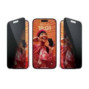 Panzerglass (TM) Privacy Displayschutz iPhone 15 | Ultra-Wide Fit m. EasyAligner (Transparent) (Versandkostenfrei) 