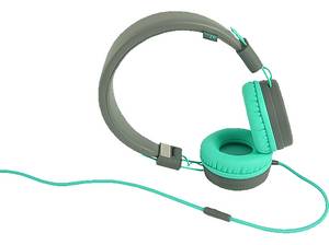  WIKO WiSHAKE, On-ear Kopfhörer Grey/Bleen 