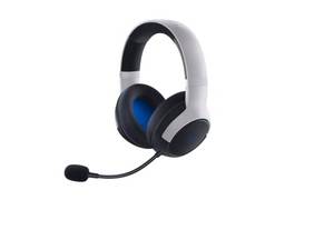  Razer Kaira - Kabelloses Dual-Standard-Headset für Playstation 5 (50 mm-Treiber, Hyperclear Kardioiden-Mikrofon, Lautstärkeregler, Razer SmartSwitch, EQ-Umschalter) Schwarz-Weiß 