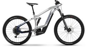 Haibike AllMtn 3 (2022) sparkling white/blue Elektro-Fully