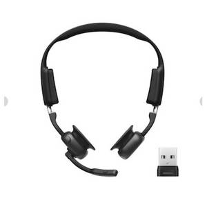 Shokz OpenMeet UC Knochenschall-Headset schwarz inkl. USB-A Dongle 