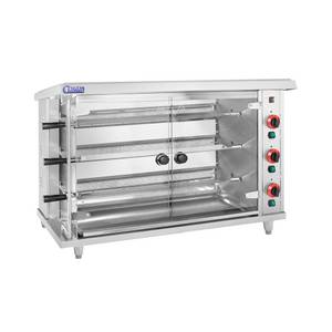 Royal Catering Gasgrill Gas-Hähnchengrill 3 Spieße 