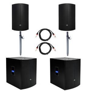 Fame Audio Lautsprechersystem (Aktive Lautsprecher, Bassboxen Set, 400W RMS) 
