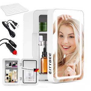 Nettlife Kühlbox 6L Klein Kühlschrank 12V 