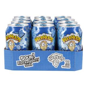 Sonstiges Warheads Soda Sour Blue Raspberry 0,33 Liter Dose, 12er Pack 