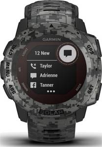 Garmin Instinct Solar Camo Schiefergrau Sportuhr