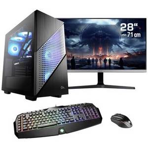  CSL Computer Gaming PC M10120H 71.1 cm (28 Zoll) UHD, 4K AMD Ryzen 7 7800X3D 16 GB RAM 1000 GB SSD Nvidia GeForce RTX™ 4070 12 GB GDDR6X 89070 