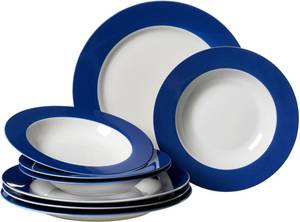 Ritzenhoff & Breker Tafelservice Doppio, (8-tlg), 4 Personen, Porzellan, Geschirr-Set 