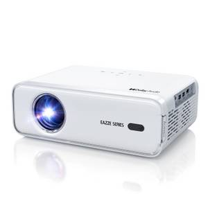 Aurzen Eazze D1 Beamer (15000 lm, 12000:1, 4K px, Automatische Hindernisvermeidung/Bildschirmausrichtung) 