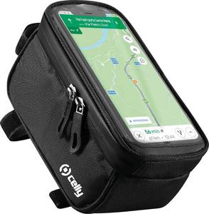 Celly WEATHERBIKEBK - Smartphone-Fahrradhalterung, IP64, tasche 