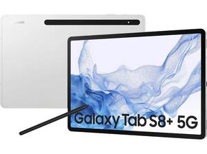 Samsung Galaxy Tab S8+ (256GB) 5G silber 