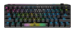 Corsair » K70 PRO MINI WIRELESS RGB 60% Mechanical Gaming Keyboard, Backlit RGB LED, CHERRY MX SPEED,« Gaming-Tastatur (Helligkeitsanpassung, Windows-Sperrtaste, Anpassbare Höhe, Plug-and-Play-Betrieb) 