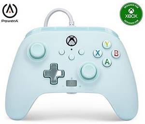 Powera Enhanced Wired Controller for Xbox Series X|S - Cotton Candy Blue Xbox Series X|S-Controller