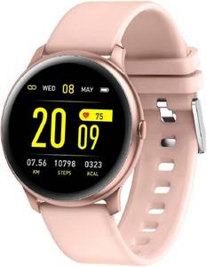 Maxcom Smartwatch Fit FW32 Neon Schlafüberwachung, Cardio, wasserdicht rosa Smartwatch, 1-tlg. 