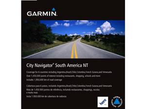  GARMIN City Navigator® South America NT - MicroSD/SD Karte, Kartenmaterial, passend für Navigationsgerät, Schwarz 