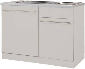 Wiho KÜchen wiho Küchen Spülenschrank Chicago, 110 cm breit, inkl. Tür/Sockel für Geschirrspüler 