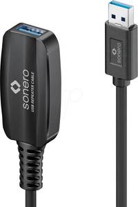 Sonero SON-XU3000-050 - USB 3.0, Verlängerungskabel, USB-A > USB-A, 5,00m 