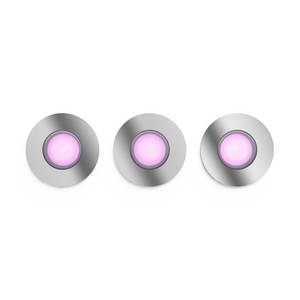 Philips Hue White & Color Ambiance Xamento Einbauspot 3er - silber 