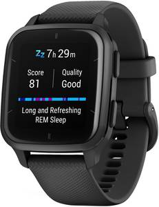 Garmin Venu Sq 2 Schwarz/Schiefergrau Music Android Smartwatch