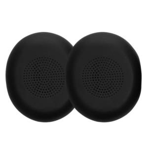 Kwmobile 2x Ohr Polster für Jabra Evolve 2 65 / Evolve 65 SE Ohrpolster (Ohrpolster Kopfhörer - Kunstleder Polster für Over Ear Headphones) 
