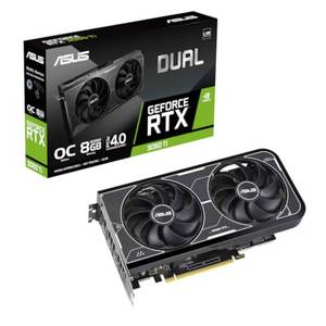 Asus GeForce RTX 3060Ti Dual OC Gaming Grafikkarte 8GB GDDR6, 1xHDMI, 3xDP 