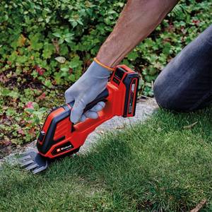 Einhell GE-CG 18/100 Li + 2,5 Ah mit Akku und Schnellladegerät Akku-Grasschere