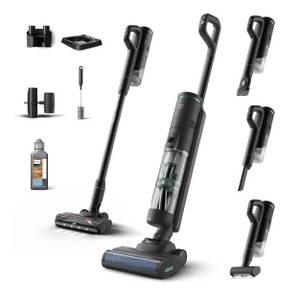 Philips Nass-Trocken-Akkusauger AquaTrio Cordless 7000 Series XW7263/11, 48,6 W, 3-in-1-Reinigungslösung, mit automatischem Reinigungssystem 