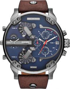 Diesel Herren Uhr DZ7314 Mr Daddy 2.0 XL Multitimer Neu 