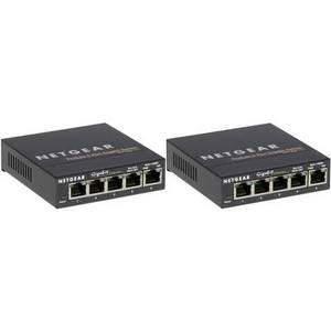 Netgear GS105GE Netzwerk Switch 5 Port 1 GBit/s 2 St. 