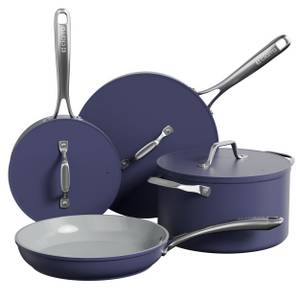 CIARRA Topf-Set MOP7-4, Keramik (Topf- & Pfannen-Sets, 4-tlg., Backofen, Induktionsgeeignet),  Beyond Kochgeschirr Pfannenset Antihaftbeschichtung mit Deckeln 