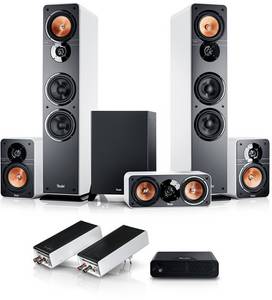 Teufel Ultima 40 Surround Wireless 5.1 Set weiß 5.1 Lautsprecher