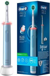 Oral-b Pro 3 3000 Cross Action blue Elektrozahnbürste