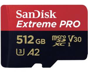 Sandisk Extreme Pro A2 microSDXC 512GB microSDXC Karte