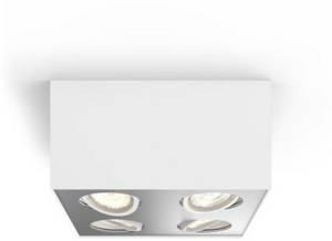 Philips LED Spot Box Weiß 4x 4,5W/2000lm Deckenstrahler