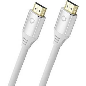 Oehlbach HDMI Anschlusskabel 1.50m Weiß [1x HDMI-Stecker - 1x HDMI-Stecker] 8K FUHD 60Hz 4320p / 4K 