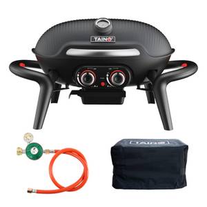 Taino Gasgrill, Gasdruckregler, Abdeckhaube, KENAI SET, 