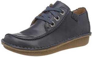 Clarks Originals Clarks Funny Dream 184 navy leather Damen-Schnürschuhe