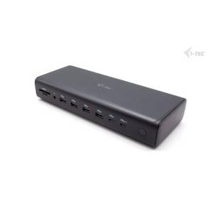 I-tec Universal USB-C Docking 6x 4K/60Hz, 2xHDMI, 2xDP, 2xUSC-C(4K), 4xUSB-C(10 Gbps), 4xUSB-A, 1xLAN(bis zu 2,5Gbps), 1xSD/TF, Power Delivery 3.1/ 140W 