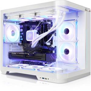 Kiebel Curve Gaming-PC (AMD Ryzen 7 AMD Ryzen 7 9800X3D, RTX 4070 Ti SUPER, 64 GB RAM, 2000 GB SSD, Wasserkühlung, WLAN, RGB-Beleuchtung) 