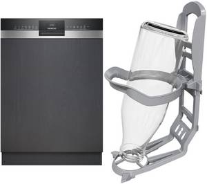 Siemens SN53EIEUAE teilintegrierbarer 60 cm Geschirrspüler bestehend aus SN53ES22AE + SZ36BH00 edelstahl / A 