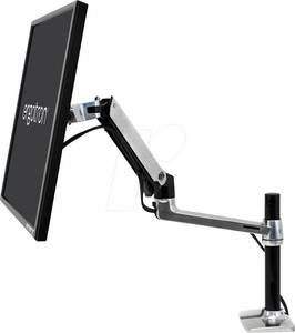 Ergotron LX LCD Arm für Tischmontage, hoher Pfahl